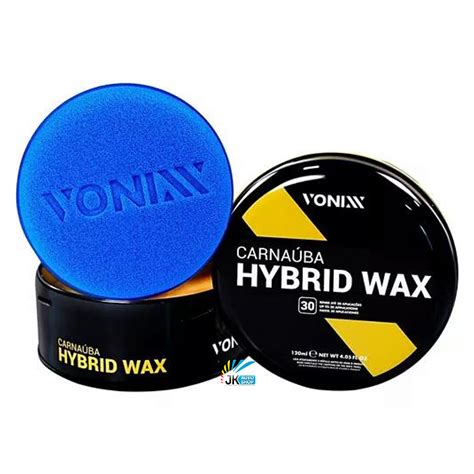 Cera Hybrid Wax 120ml Carnaúba Automotiva Protetora Vonixx JK AUTO SHOP