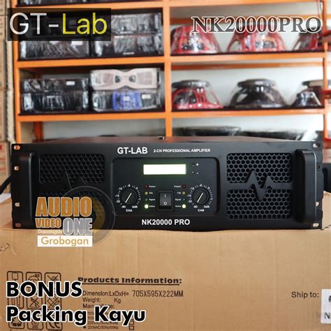 jual power gt lab nkpro class td    watt  ohm  rdw bonus