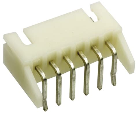 S6B XH A LF SN JST Conector macho para PCB Ángulo de 90 JST serie