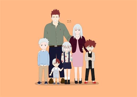 Happy Todoroki Family animetical - Illustrations ART street