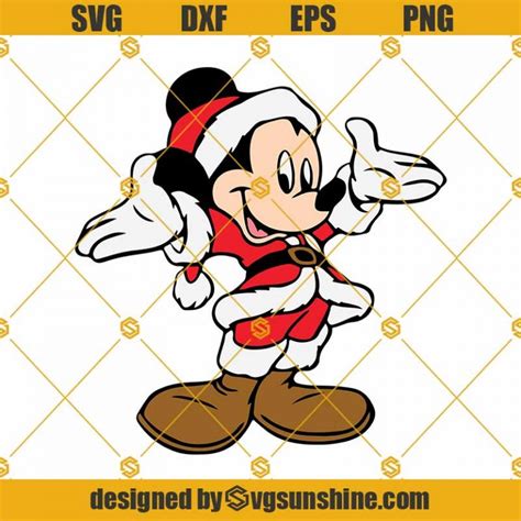 Christmas Mickey Mouse Svg Disney Christmas Svg Mickey Mouse Svg