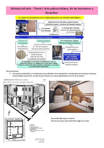 Tema 6 Arte Paleocristiano De Las Invasiones Y Bizantino Pdf