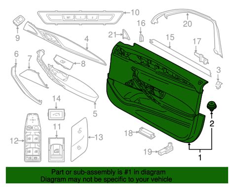 Genuine BMW 51 41 7 883 196 Door Trim Panel FREE Shipping On Most