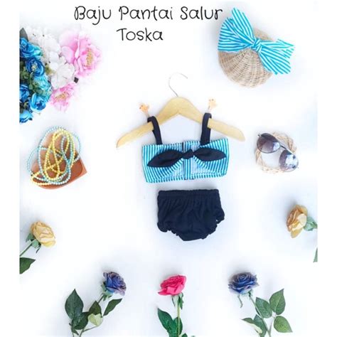 Jual BAJU PANTAI CEWEK BIKINI BABY BAJU BIKINI FOTO SHOT BIKINI BABY NEWBORN PROPERTI FOTO BAJU