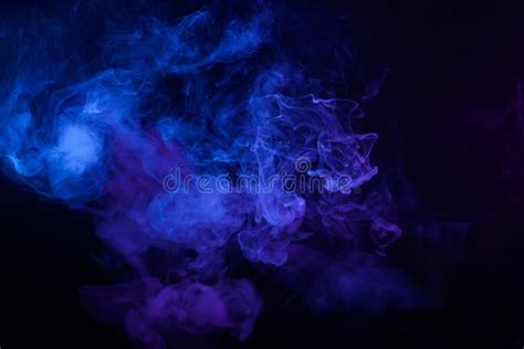 Blue Smoke Abstract Background Stock Image Image Of Mist Light