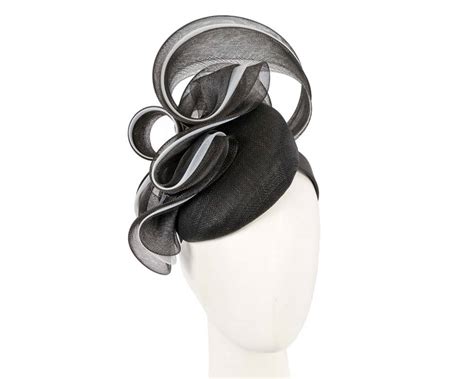 Black And White Racing Pillbox Fascinator By Fillies Collection