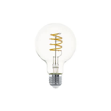 Ampoule Led D Corative Globe Mm E Lm W Blanc Neutre Eglo