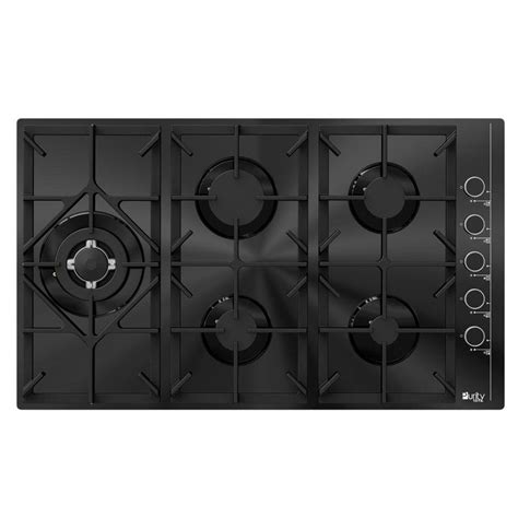 Purity Built In Gas Hob 5 Burners 90 Cm Black Hpt601s