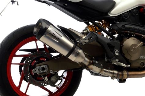 Leovince Factory S Ducati Monster Edelstahl Sportauspuff