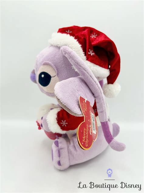 Peluche Angel Noël Cupcake Disneyland Paris Disney Lilo et Stitch rose