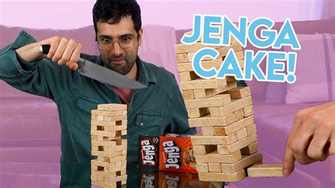 Making A Jenga Cake You Can Actually Play • Jonnycakes Youtube