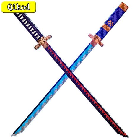 Bagong Hot Mini Anime Katana Model Building Blocks Demon Slayer Series Kamado Tanjirou Arm