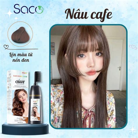 Top Nhuộm tóc màu nâu cafe Hot trend mùa thu