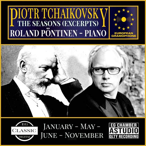 Tchaikovsky The Seasons Excerpts Album By Pyotr Ilyich