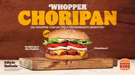 Burger King Apresenta Novo Whopper Choripan CidadeMarketing