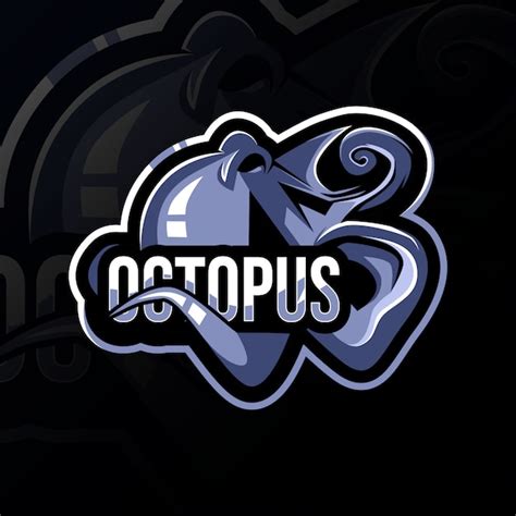 Premium Vector Octopus Mascot Logo Esport Design