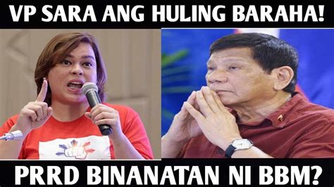 VP INDAY SARA ANG HULING BARAHA NG MGA PILIPINO TATAY DIGOG BINANATAN