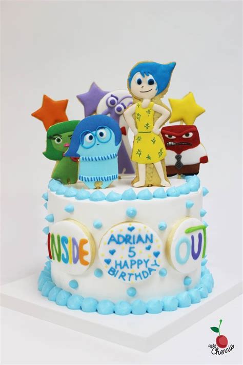 Inside Out Birthday Cake Inside Out Icing Cookies Inside Out Cakes