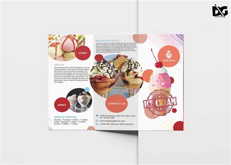 shop tri fold brochure template graphic folks