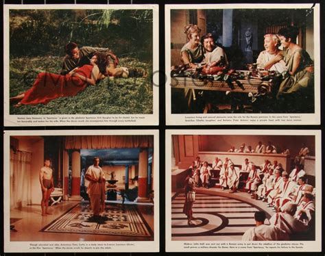 EMoviePoster 2y1557 SPARTACUS 6 LCs 1961 Kubrick Classic Kirk