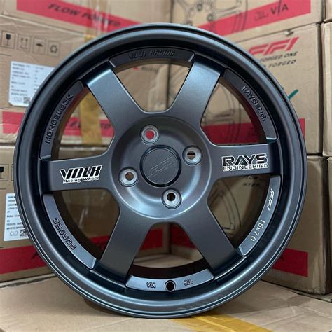 Jual Velg Mobil Te37 Og Flow Forming Ring 15 Lebar 7 Inci Et 42 Velg