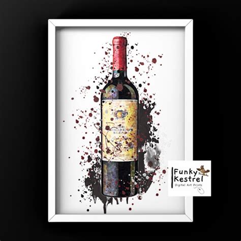 Red wine bottle art | Jazzy Kestrel