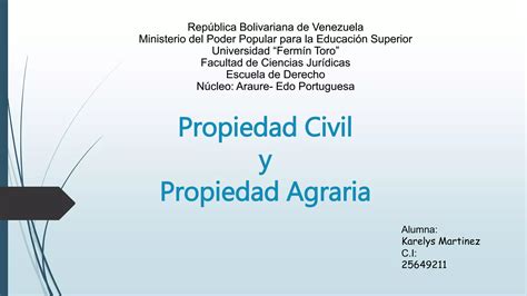 Derecho Agrario Ppt