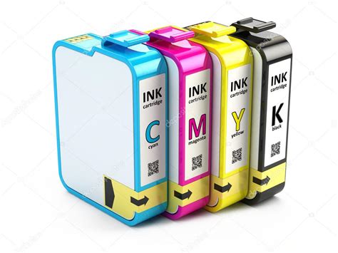 Картриджі CMYK на білому тлі — Стокове фото © Sashkin7 #83552792