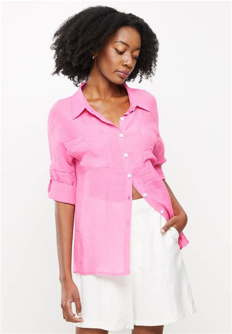 Boyfriend Shirt Cerise Dailyfriday Shirts Superbalist