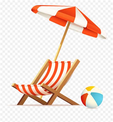 Beach Chairs And Umbrella Royalty Free SVG, Cliparts, Vectors, And - Clip Art Library