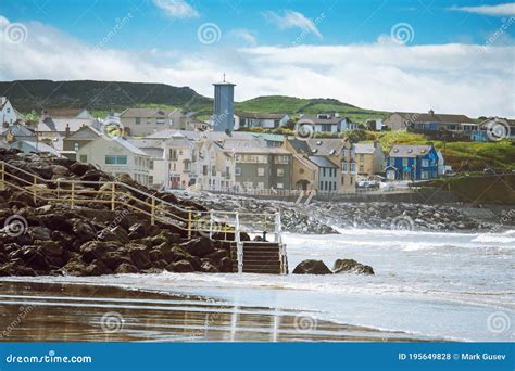 Lahinch Ireland 08062020 Lahinch Town By Atlantic Ocean Water