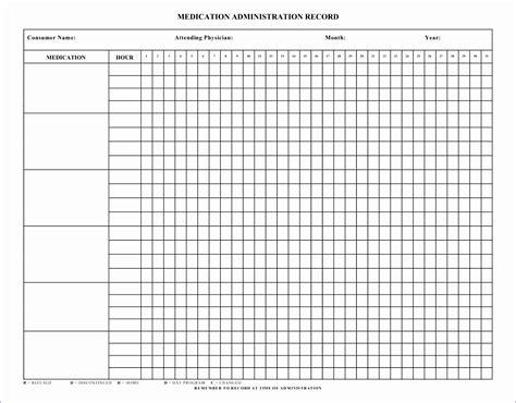 Mar Chart Word Template