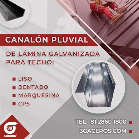 Canalon Pluvial De L Mina Galvanizada Para Techo Liso Off