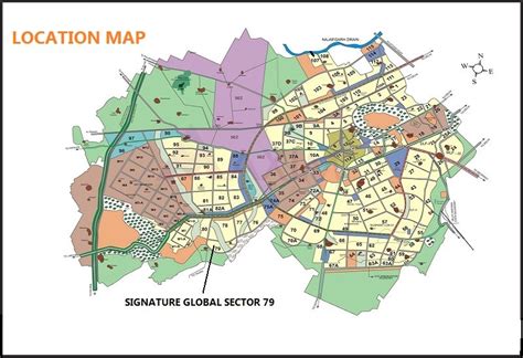 signature-global-sector-79-location-map - Huda Affordable Homes