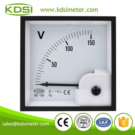 CE Approved BE 96 DC150V Panel Analog Dc Voltmeter Buy Voltmeter Dc