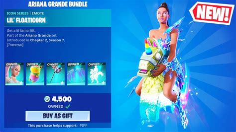 Fortnite Item Shop New Ariana Grande Bundle Fortnite Battle Royale