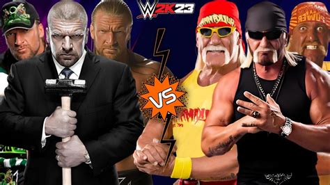 Wwe K Sss Triple H Vs Hulk Hogan Match Youtube