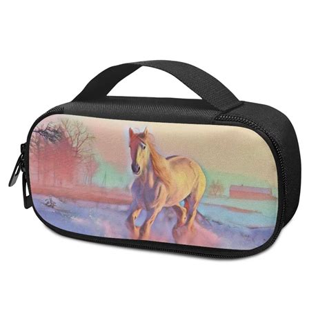 SEANATIVE Running Horse Insulin Packages Pink Polyester Diabetic