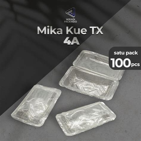 Jual Mika Plastik Mika Bening A Tempat Kue Makanan Nasi Puding Bolu