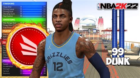 JA MORANT BUILD 99 SPEED CONTACT DUNKING Is UNSTOPPABLE In NBA 2K22