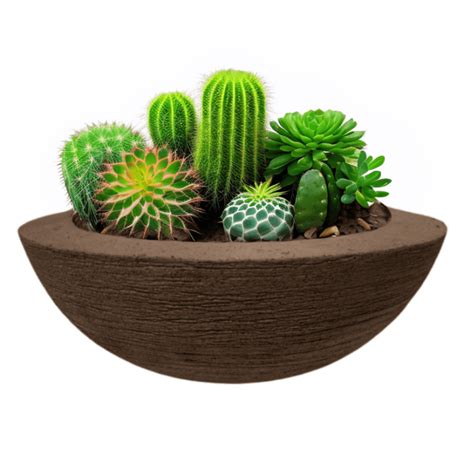 Vaso Decorativo Bacia Cuia Para Plantas Modelo Jateado Textura Volume