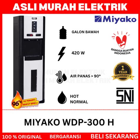 Jual Dispenser Galon Bawah Miyako WDP H WDP NORMAL AND HOT Shopee Indonesia