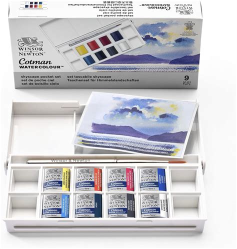 Amazon Grumbacher Transparent Watercolor Set 12 Colors Brush