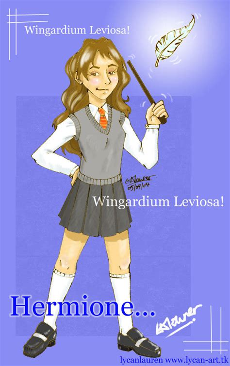 Wingardium Leviosahermione By Lycanlauren On Deviantart