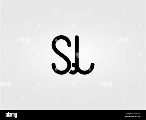 Initial SL Letter Logo Design Vector Template Monogram Lettermark SL