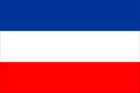 Bandeira Azul Branco E Vermelho Horizontal