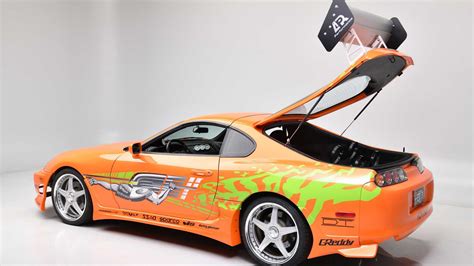 Paul Walker S Toyota Supra From Fast Furious Sells For Record