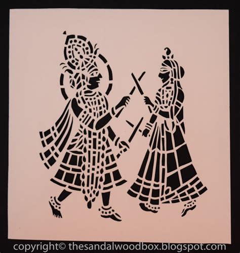 Sanjhi Art Paisley Art Indian Art Paintings Stencil Art