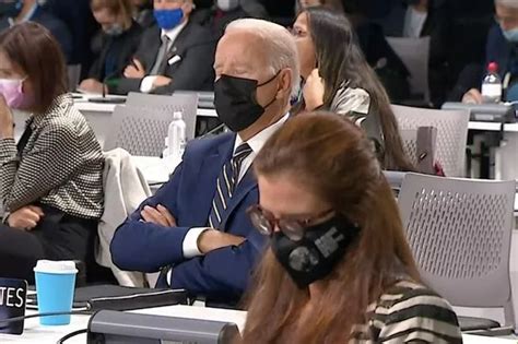 Joe Biden Motorcade Met By Large Naked Scottish Man On Journey To Glasgow Cop Site