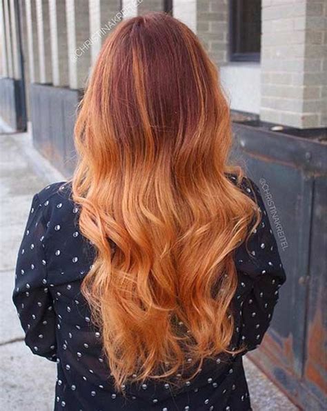 24 Stunning Copper Balayage Hair Ideas